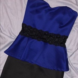 Peplum Mini Dress